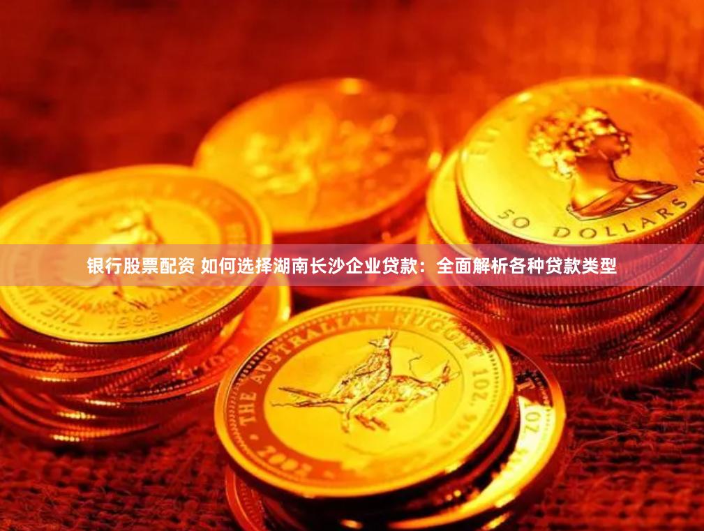 银行股票配资 如何选择湖南长沙企业贷款：全面解析各种贷款类型