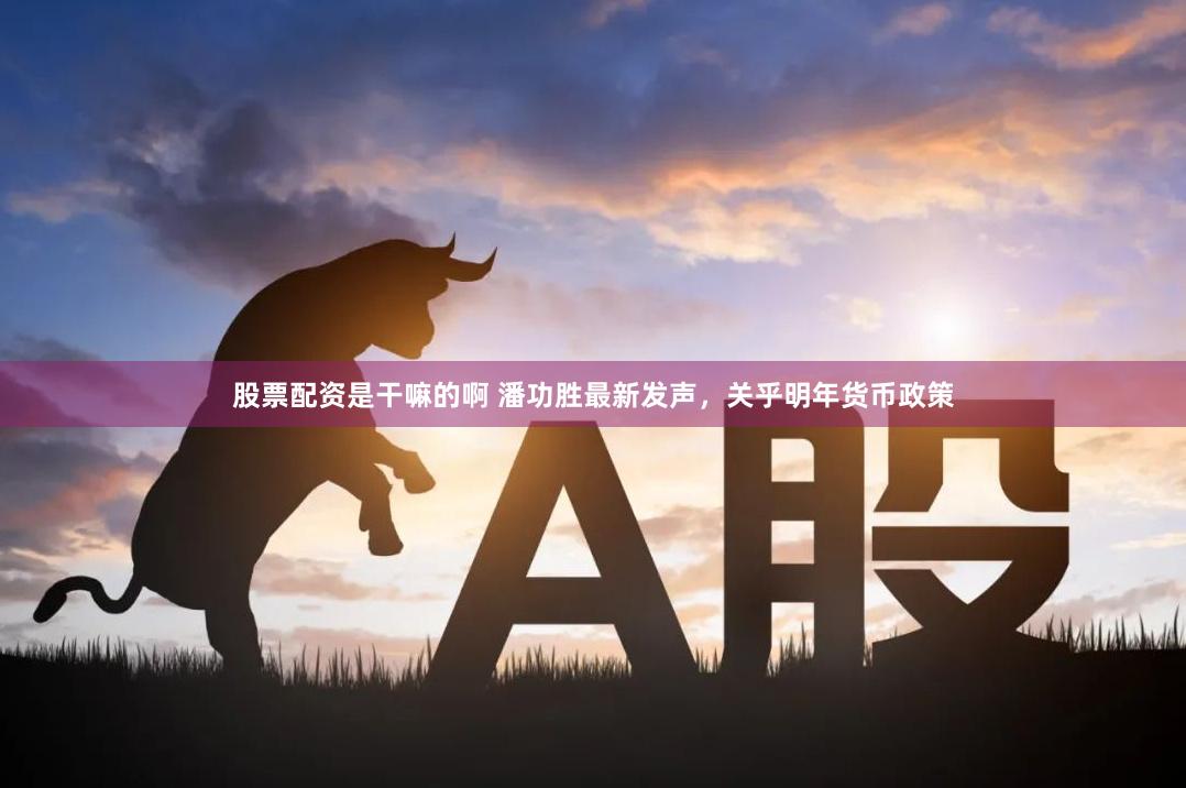 股票配资是干嘛的啊 潘功胜最新发声，关乎明年货币政策